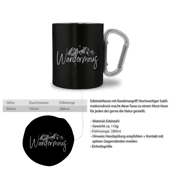 Tasse mit Karabinergriff