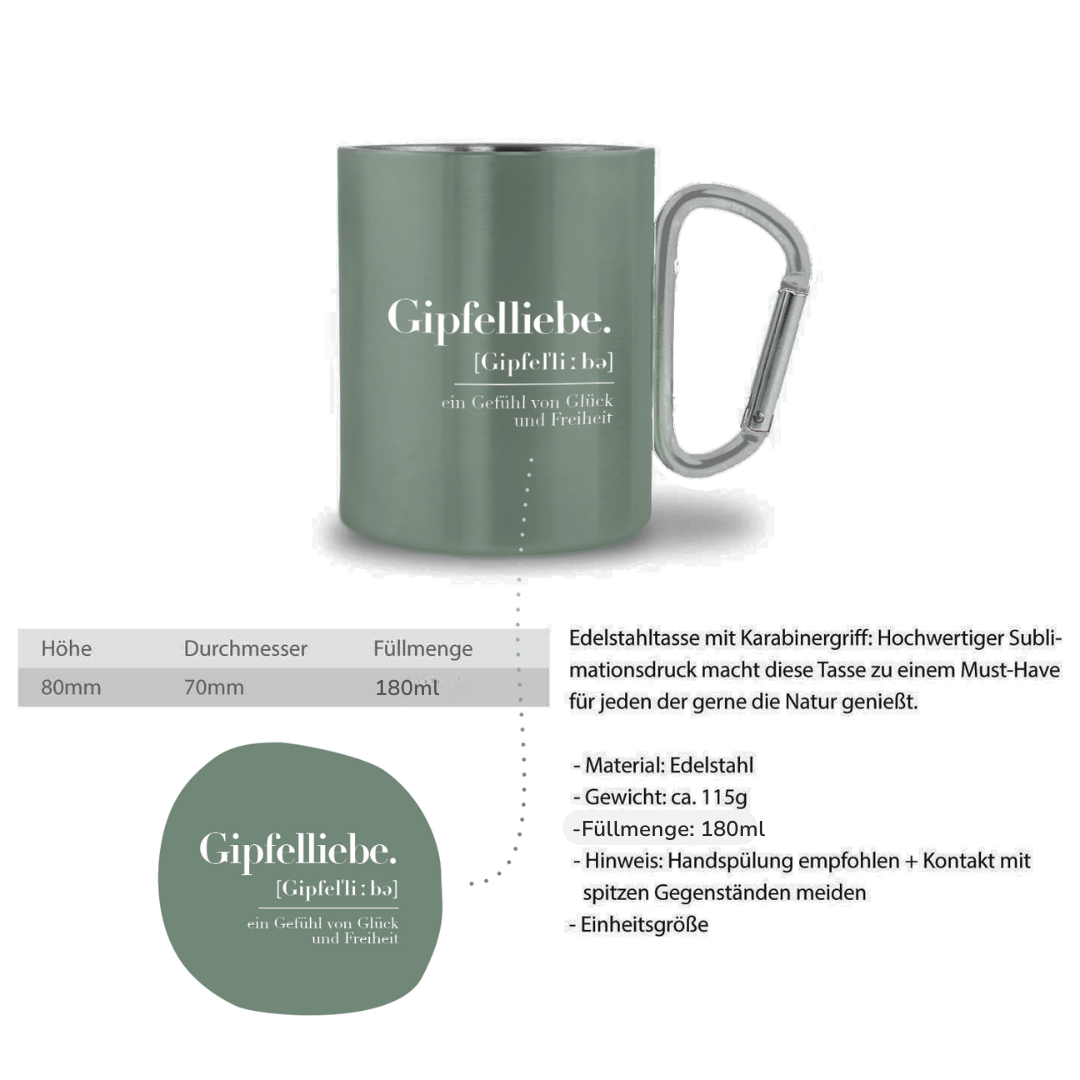 Tasse mit Karabinergriff
