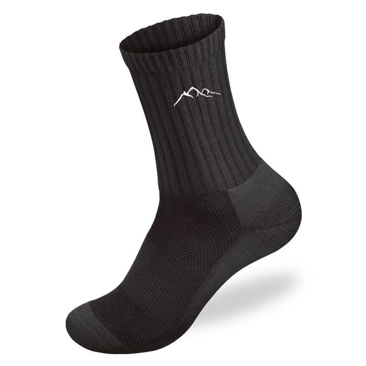 Keine stinkenden Füße / durch die Merino Fasern wird die Feuchtigkeit schnell nach außen gegeben. 