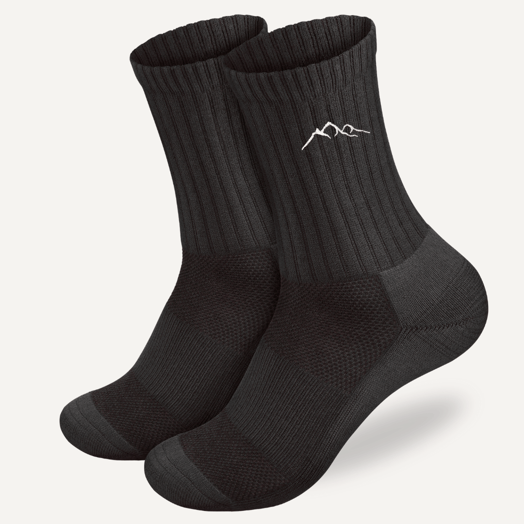 Weich & bequem / Die Wandersocken verrutschen nicht und bieten dir 100% Komfort bei Bewegung. 
