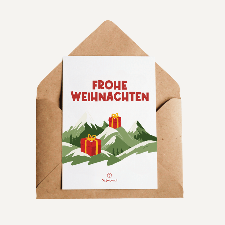 Postkarte Weihnachten - Geschenk