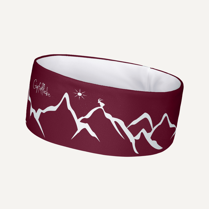 Thermo Stirnband Bergwelten Burgund