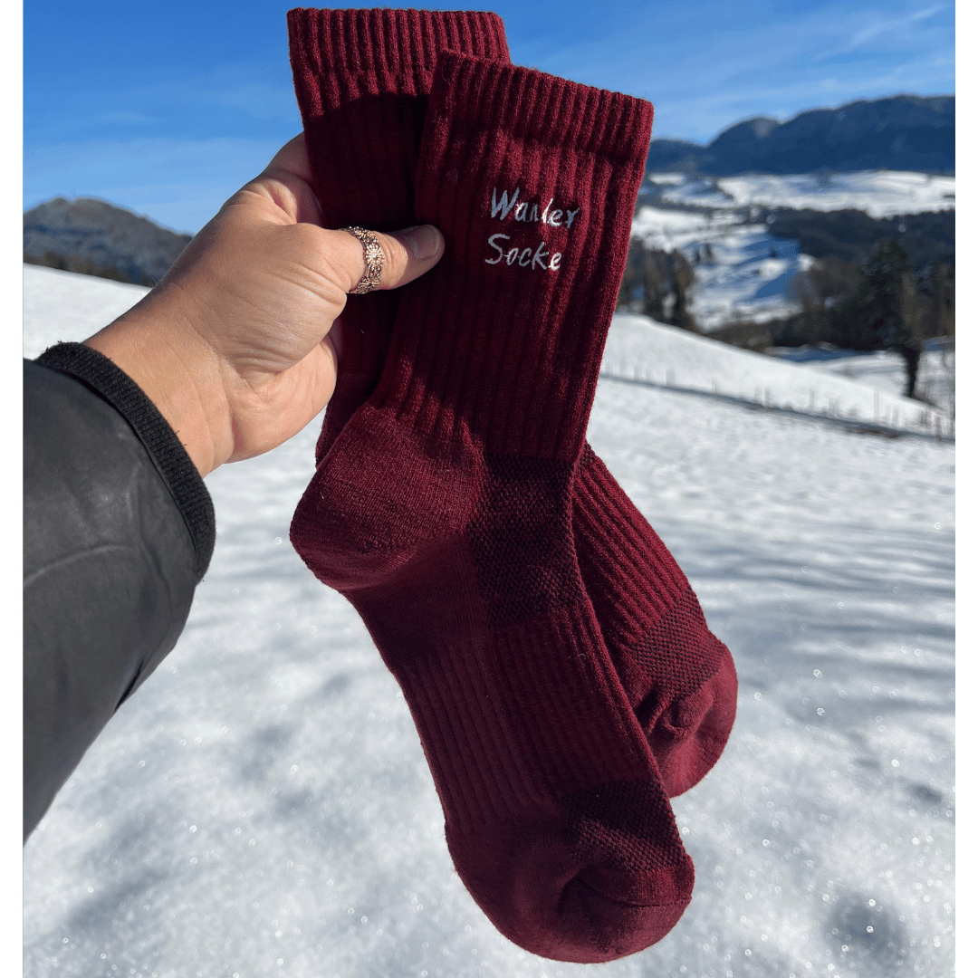 Merino - Wandersocken Bergmoment