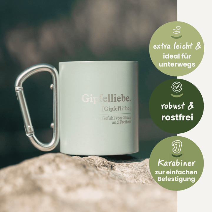Tasse mit Karabinergriff
