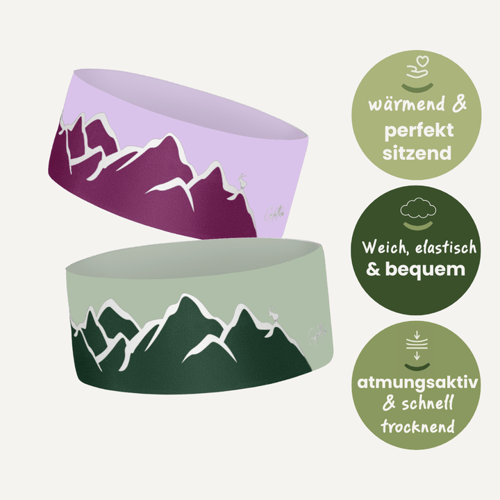 Stirnband Bergwelten Winter