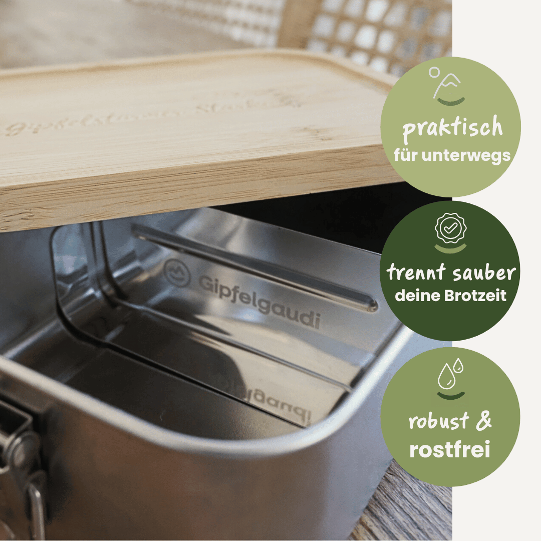 Trennwand - Gipfelstürmer Brotzeitbox - Geschenk