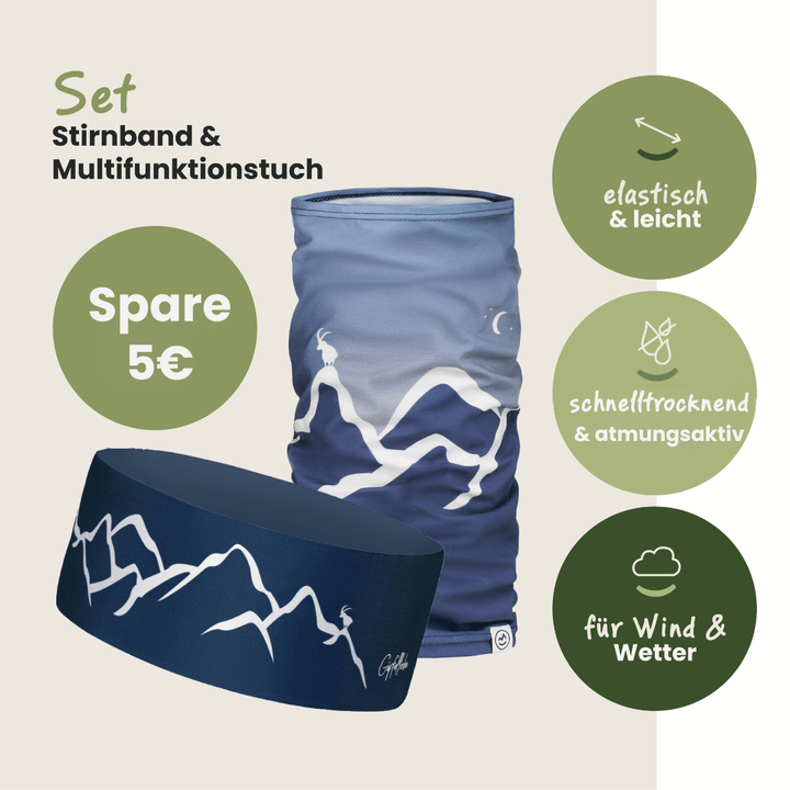 Stirnband & Multifunktionstuch