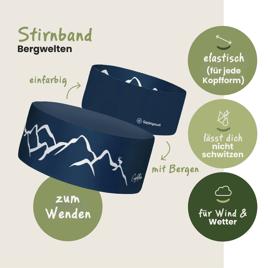 Stirnband Bergwelten
