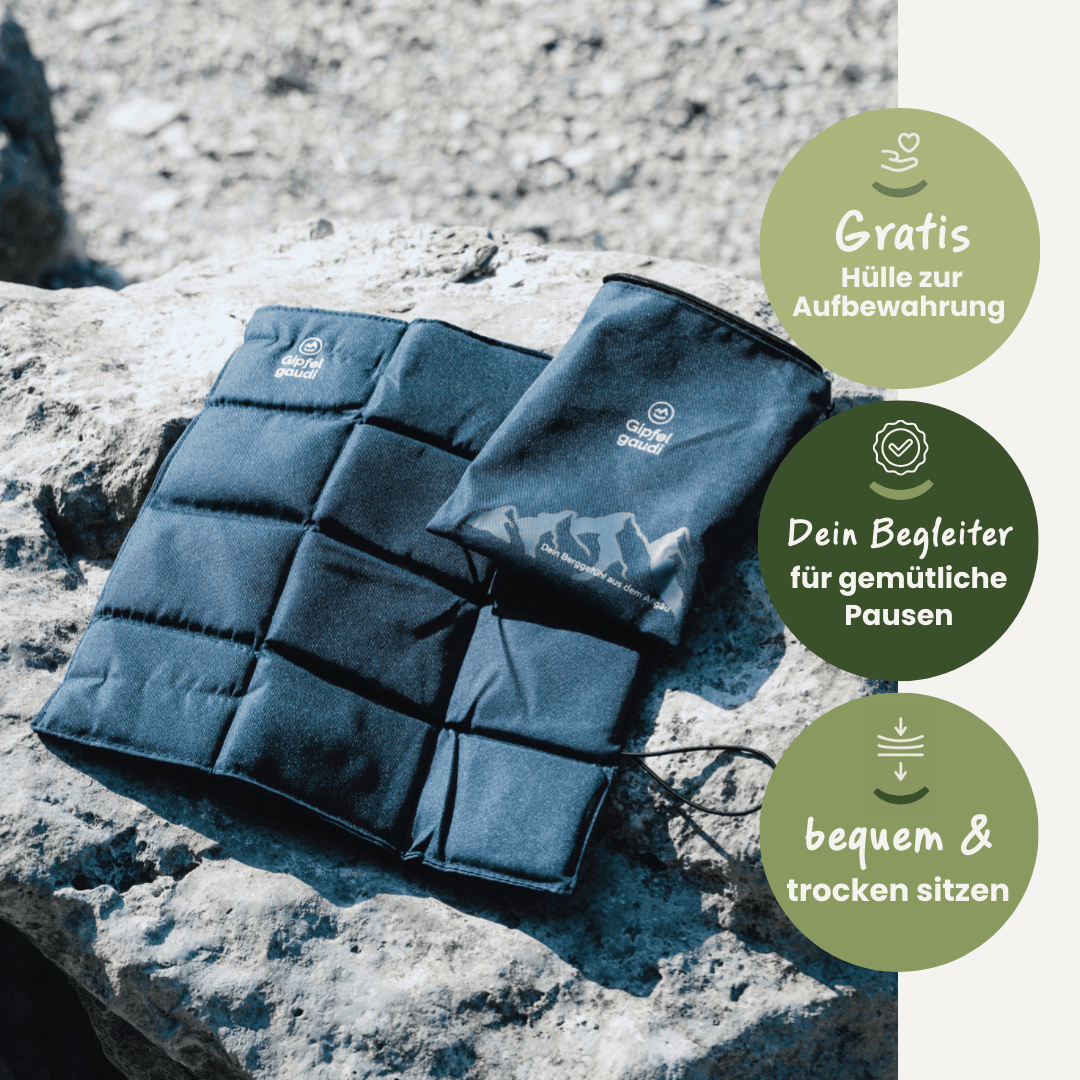 Dunkelblaues Sitzkissen