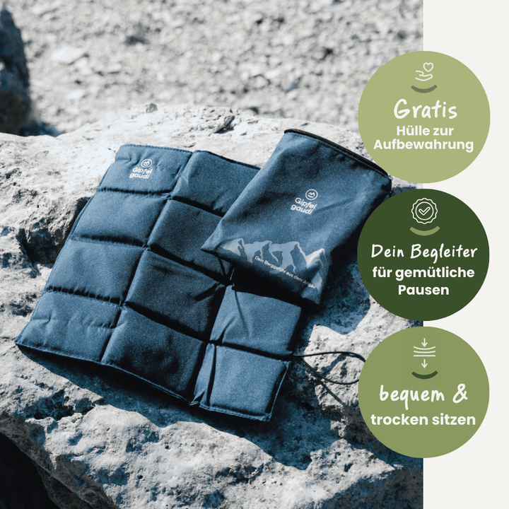 Dunkelblaues Sitzkissen