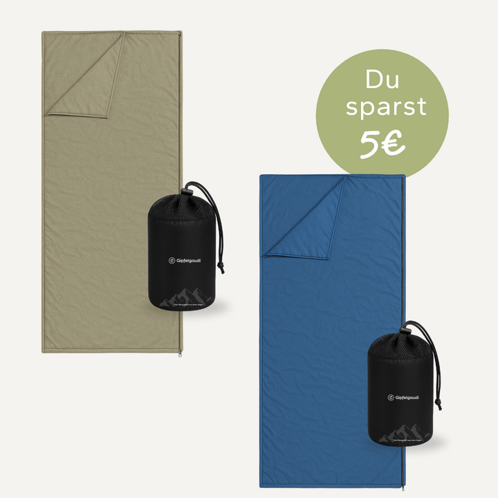 Hüttenschlafsack Partner Set