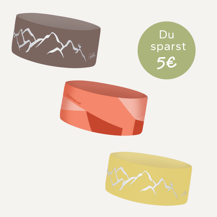 3er Spätsommer Stirnband Set