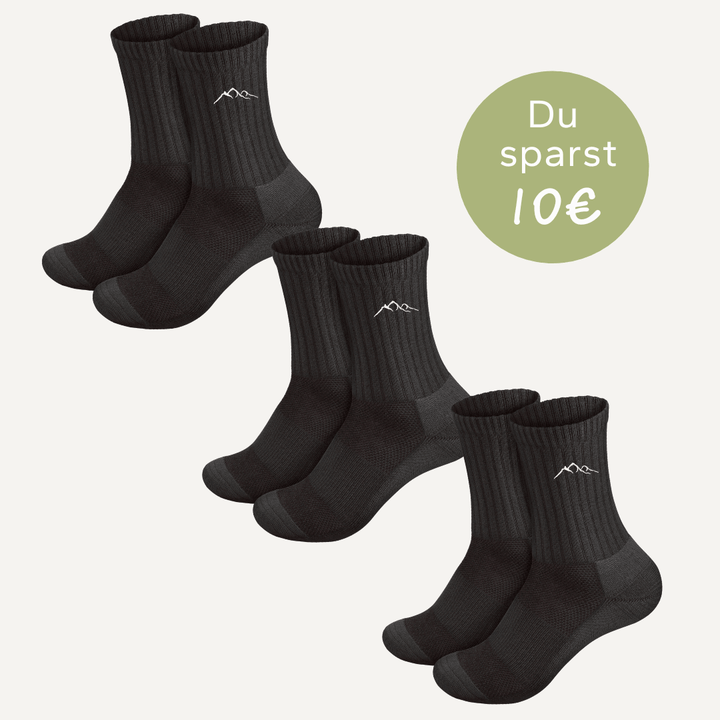 3er Set Merino - Wandersocken