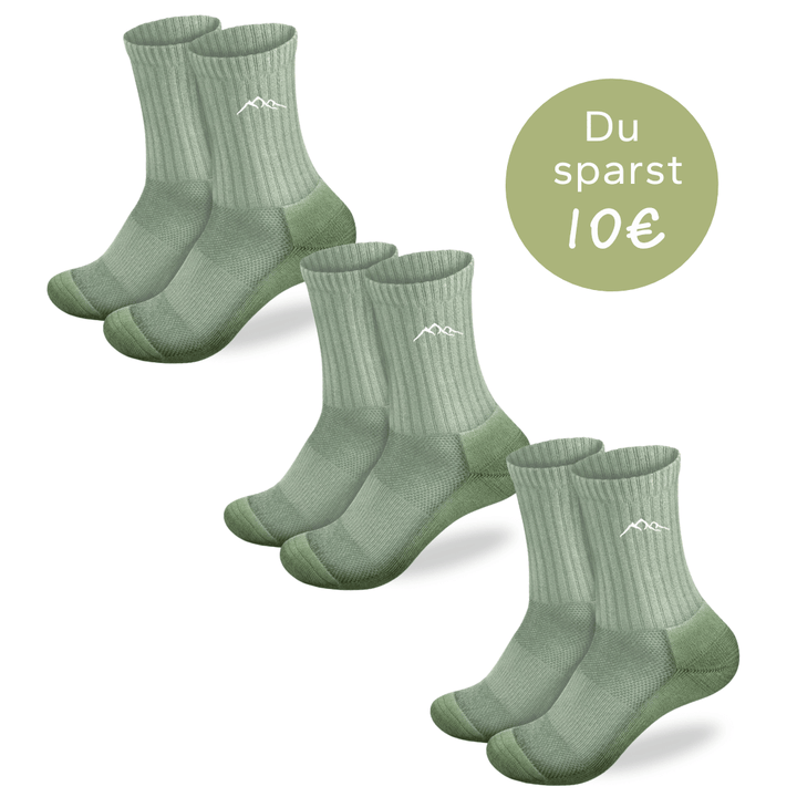 3er Set Merino - Wandersocken