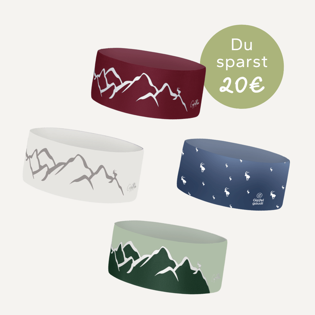 4 für 3 Stirnband Set
