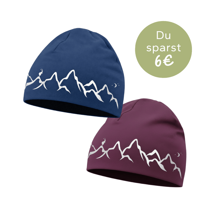 2er Sportmütze Set