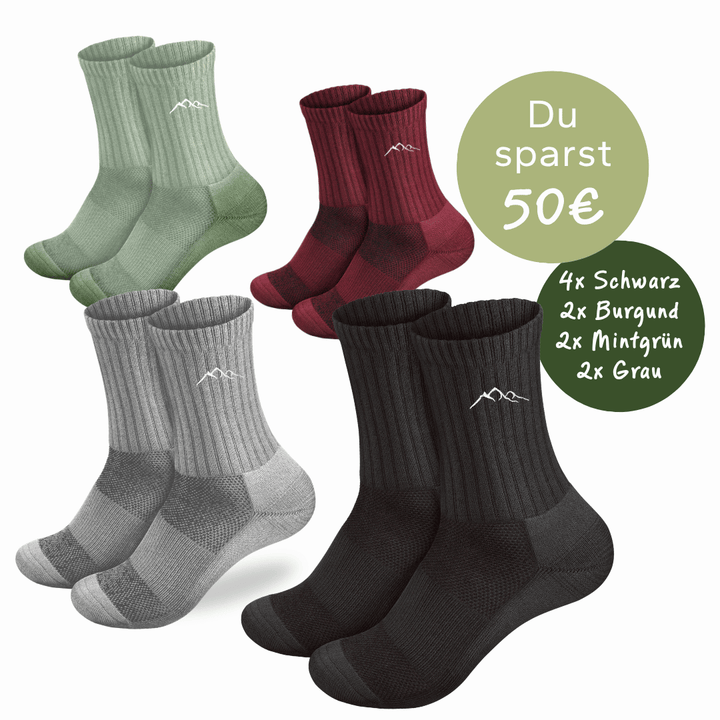 10er Set Merino Socken
