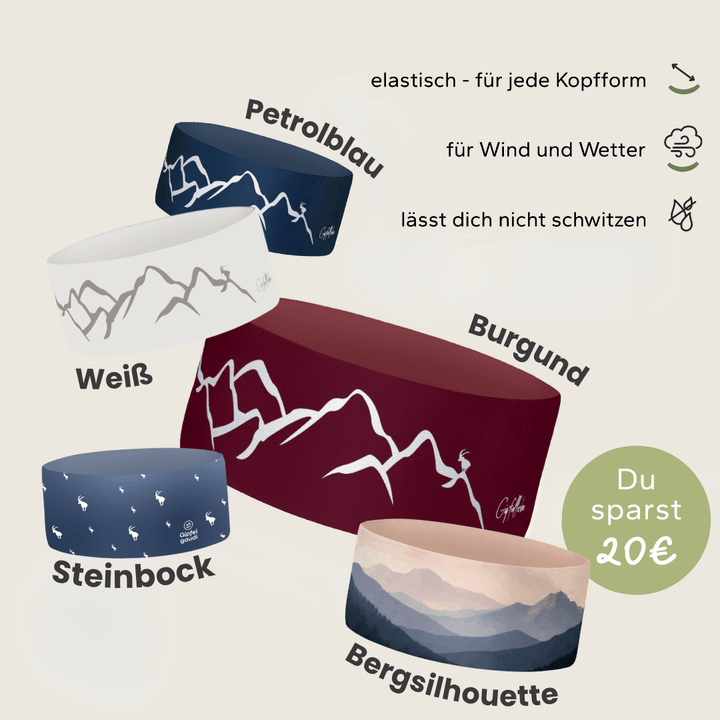 3 für 2 Stirnbänder - Limited Edition