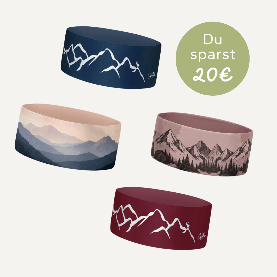 4 für 3 Stirnband Set