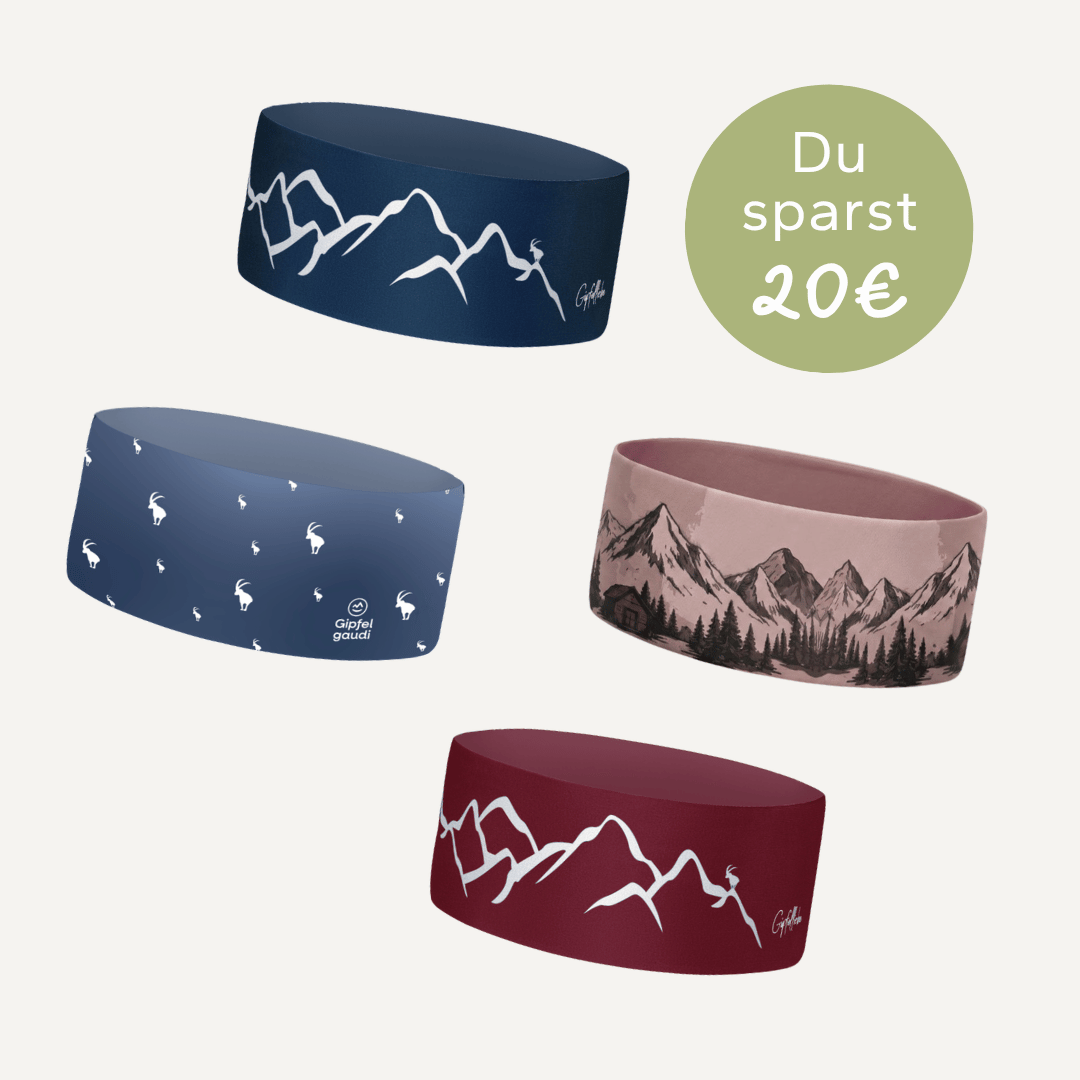 4 für 3 Stirnband Set