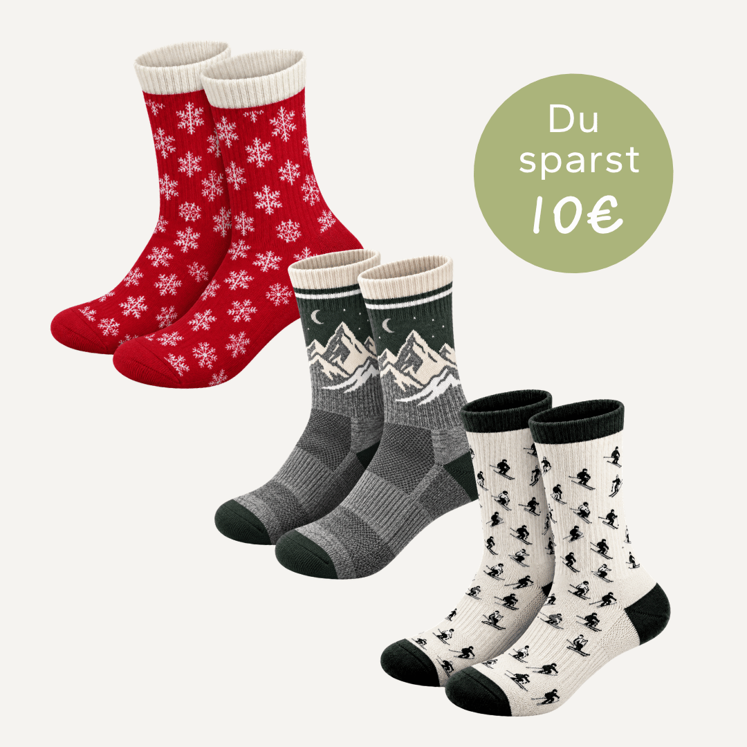 3er Merino Wintersocken - Set
