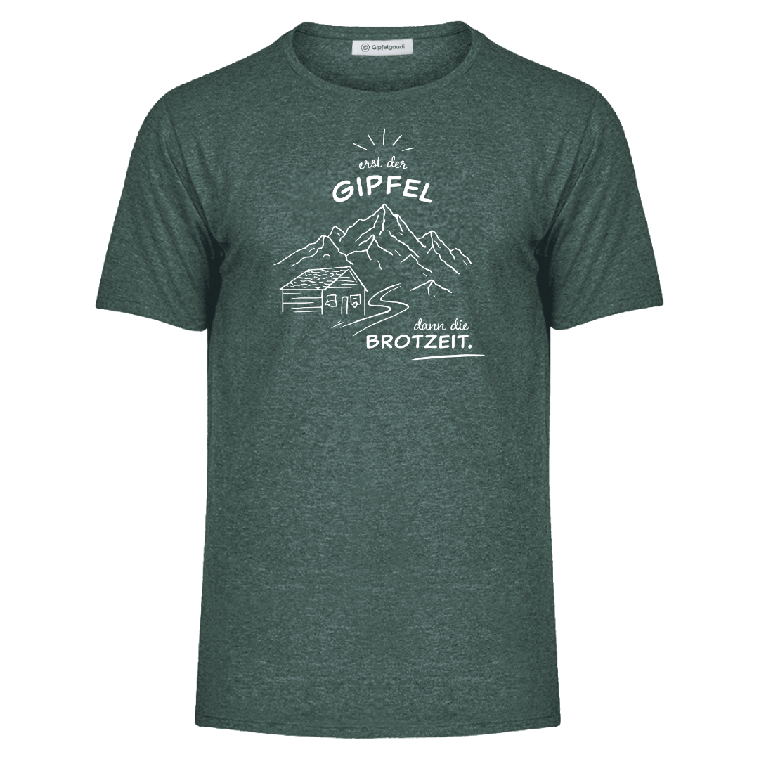 Dann die Brotzeit - Funktionsshirt Männer