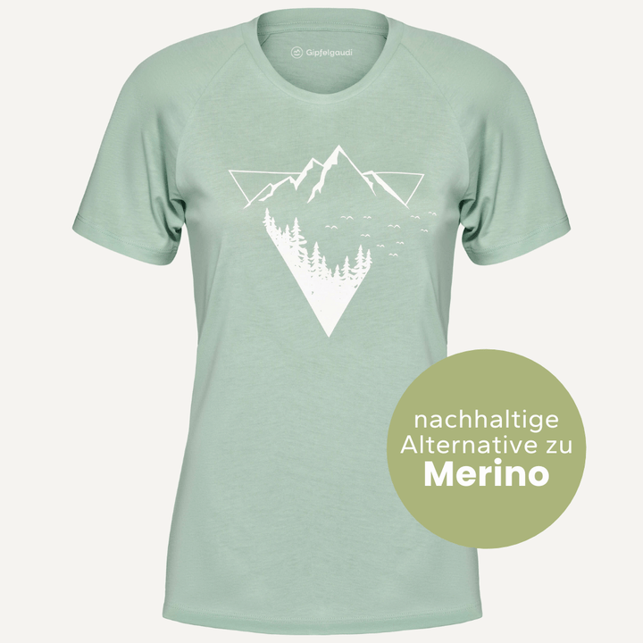 Detailverliebtes Bergmotiv / Dadurch ist das Shirt ein echter Hingucker, der die Alpen in deinen Alltag bringt.