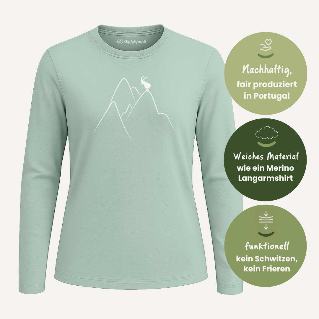 Lyocell Bergsehnsucht Langarmshirt