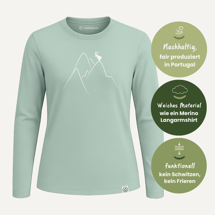 Bergsehnsucht - Lyocell Langarmshirt
