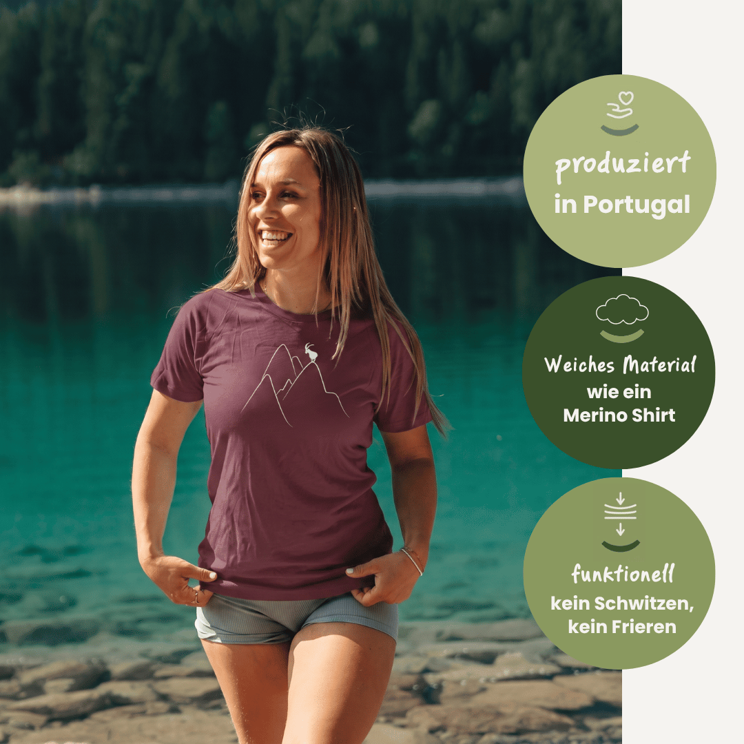 Bergsehnsucht - Lyocell Aktivshirt
