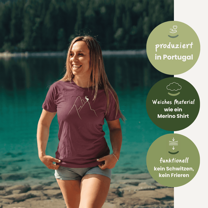 Bergsehnsucht - Lyocell Aktivshirt