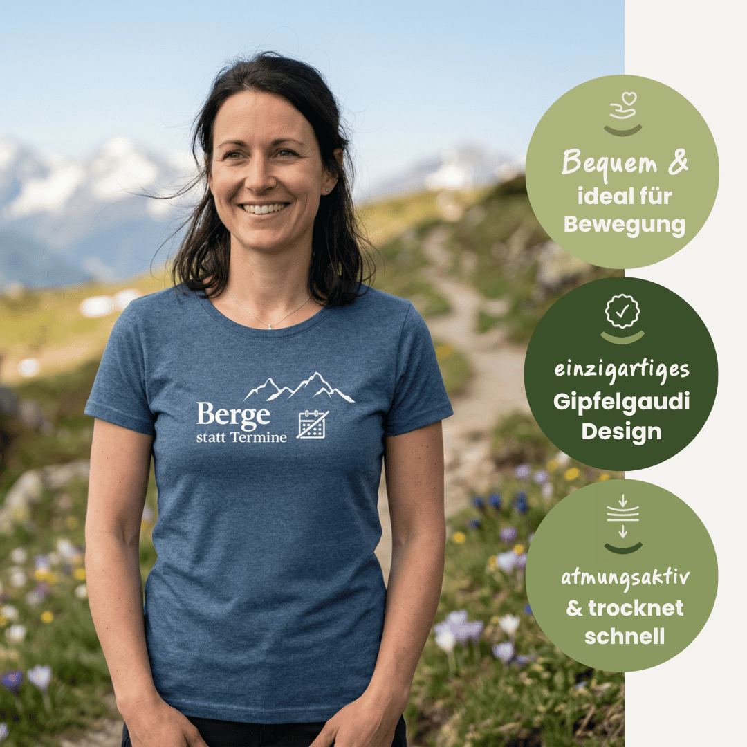 Berge statt Termine - Funktionsshirt