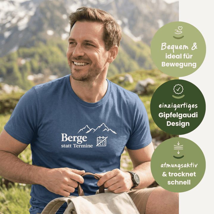 Berge statt Termine - Funktionsshirt