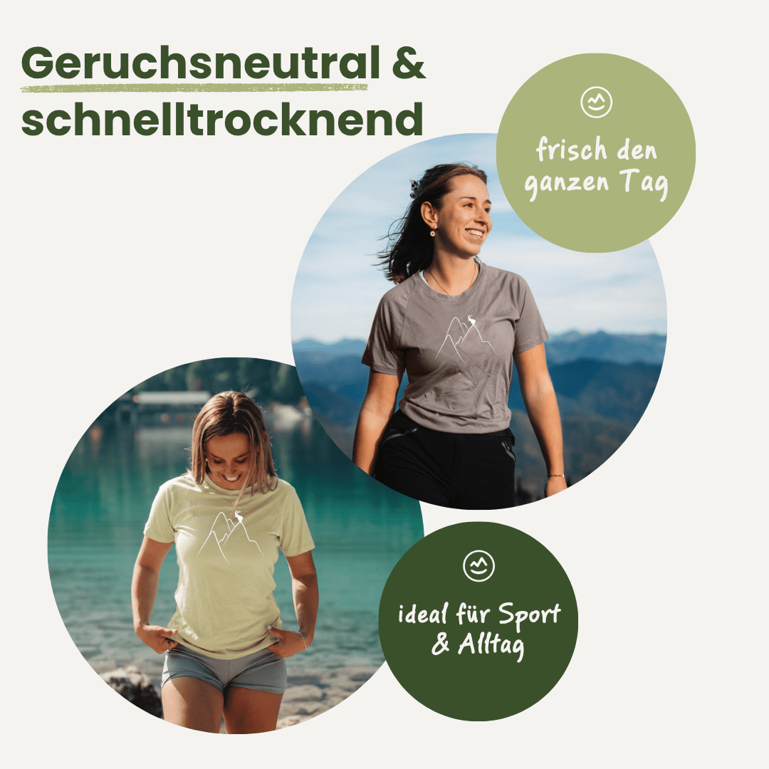 Bergsehnsucht - Lyocell Aktivshirt