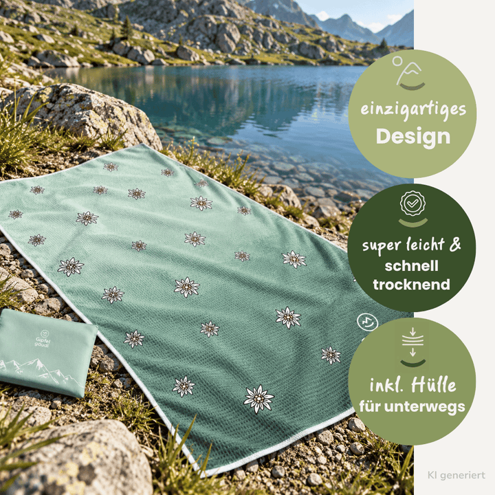 Mikrofaser Handtuch Edelweiß