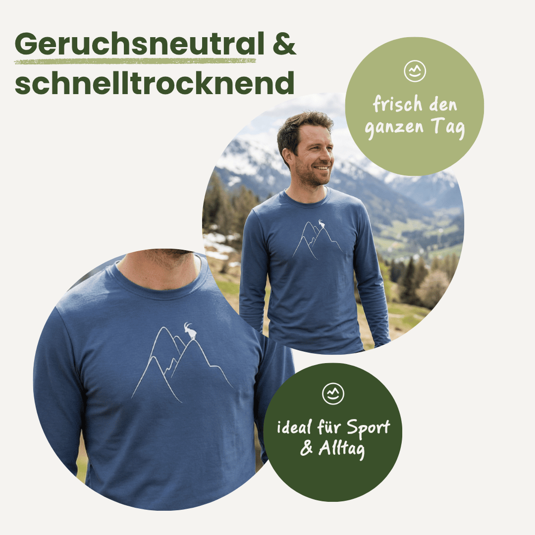 Bergsehnsucht - Lyocell Langarmshirt