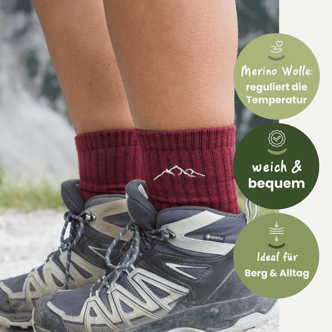 3er Set Merino Socken