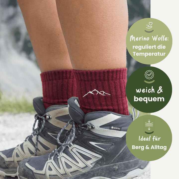 3er Set Merino Socken