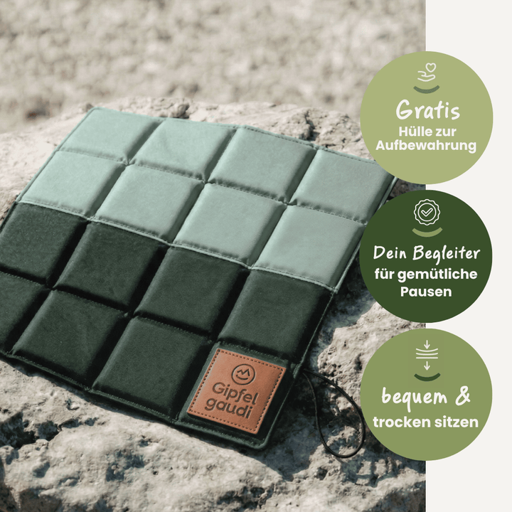 Zweifarbiges Sitzkissen