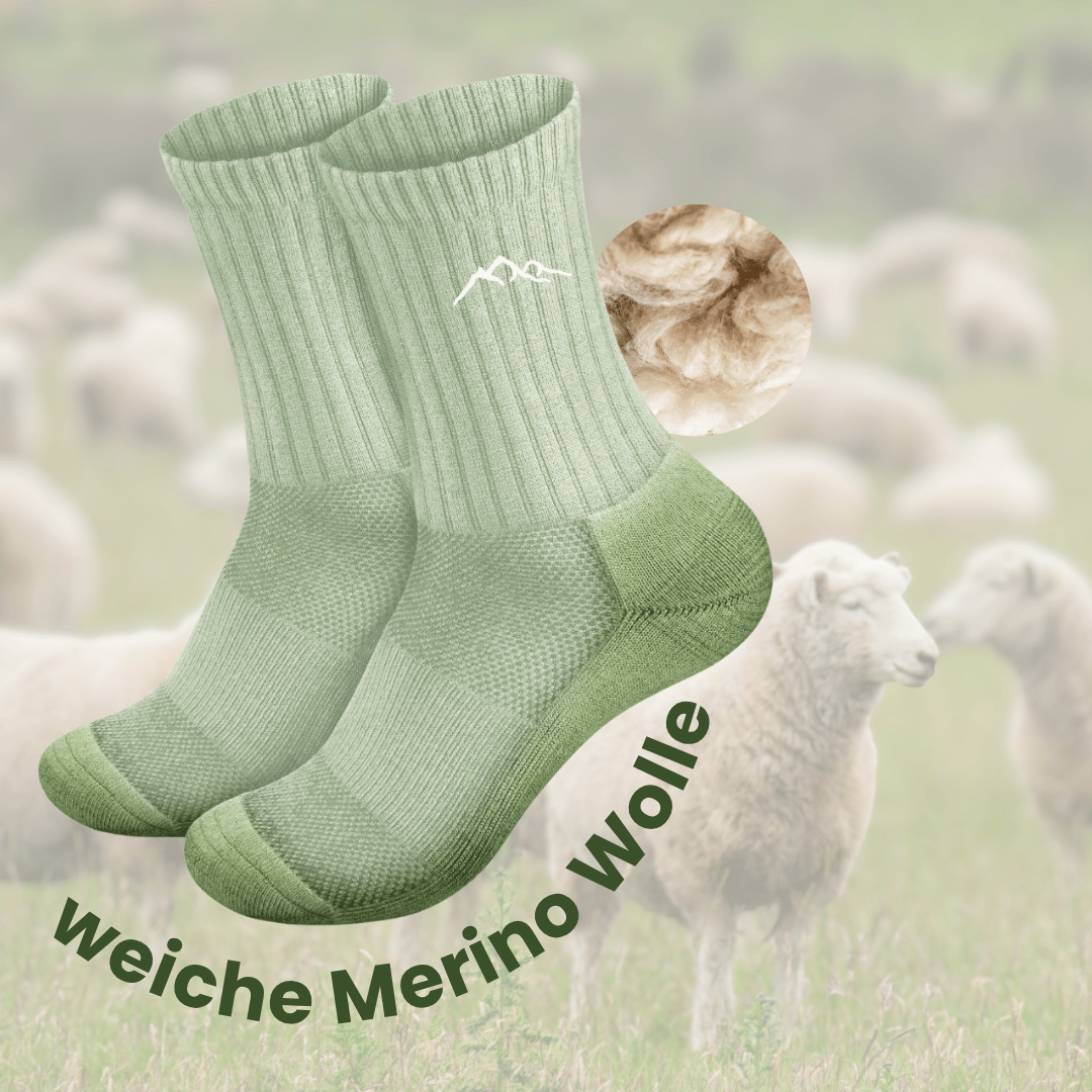 4 für 3 Merino - Wandersocken