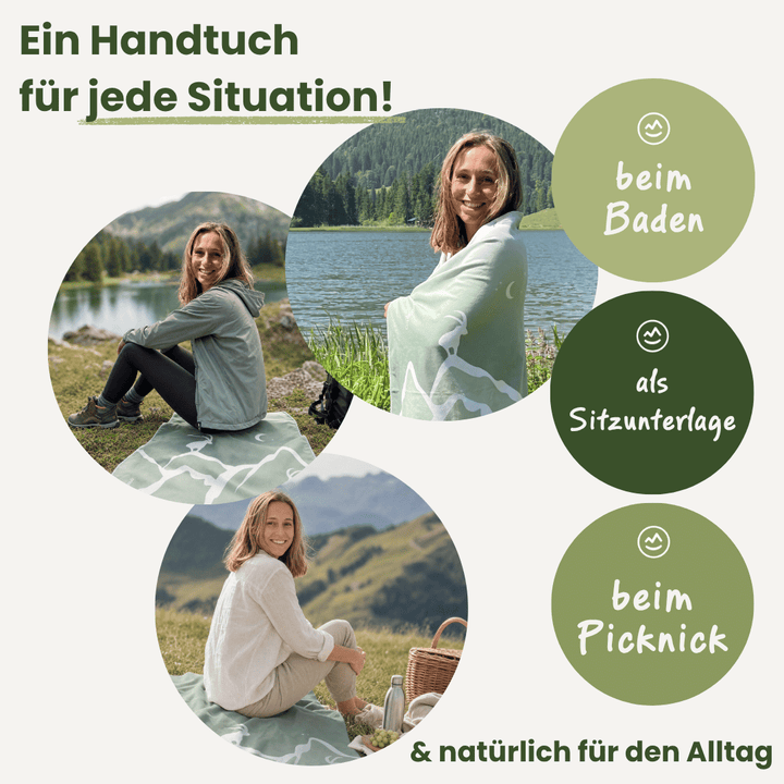 Mikrofaser Handtuch Bergwelten