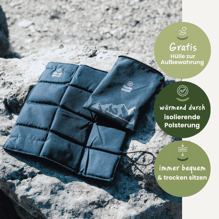 Dunkelblaues Sitzkissen