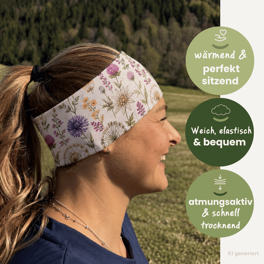 Bergblumen Stirnband