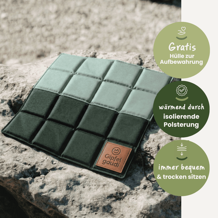 Zweifarbiges Sitzkissen